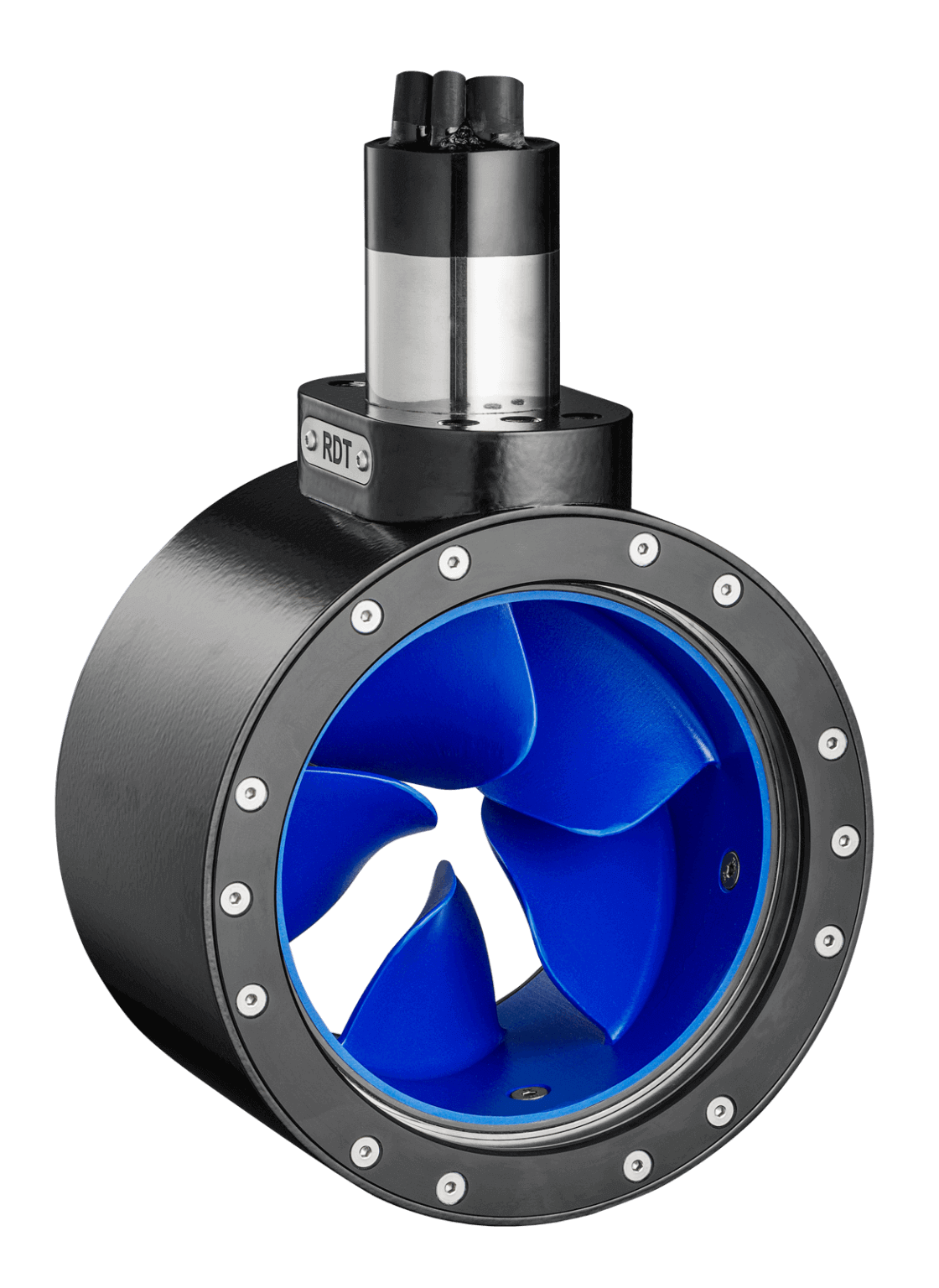 Standard bow thruster subsea motor from Rim Drive Technology