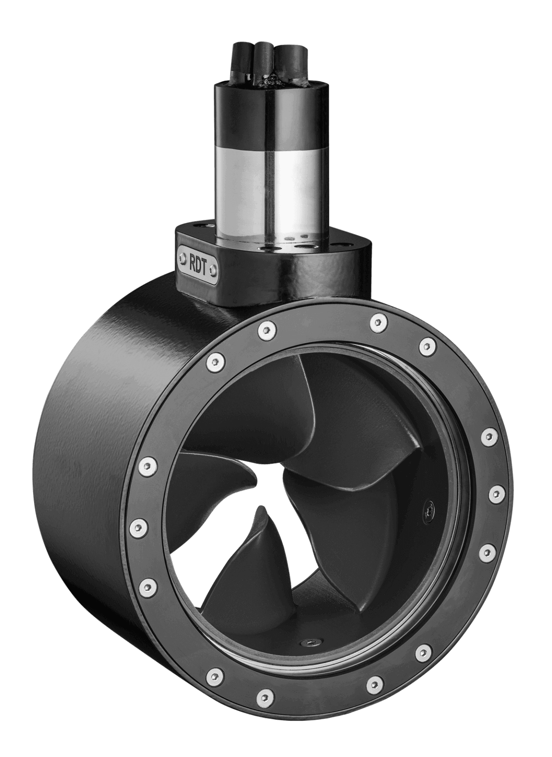 Standard bow thruster subsea motor from Rim Drive Technology